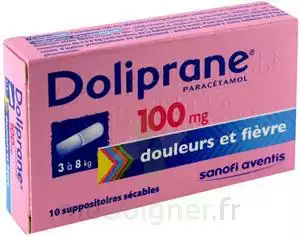 Doliprane 100 Mg Suppositoires Sécables 2plq/5 (10) à SAINT-SAENS