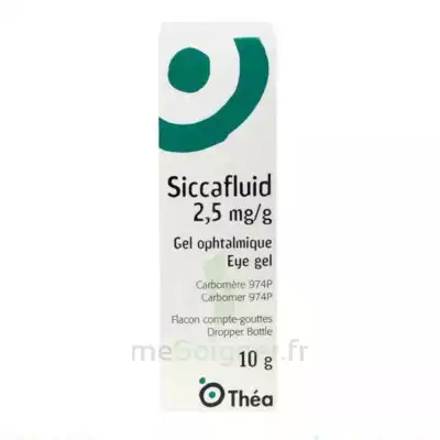 Siccafluid 2,5 Mg/g, Gel Ophtalmique à SAINT-SAENS