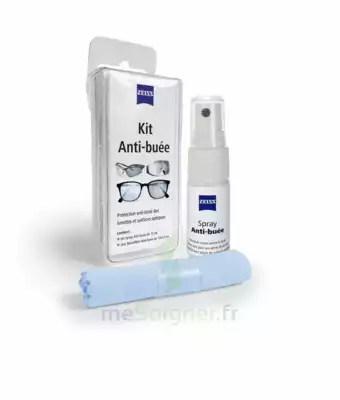 Zeiss Kit Spray Antibuée Fl/15ml + Tissu Microfibres à SAINT-SAENS