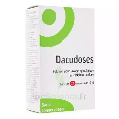 Dacudoses Solution Pour Lavement Ophtalmologique 24unid/10ml à SAINT-SAENS