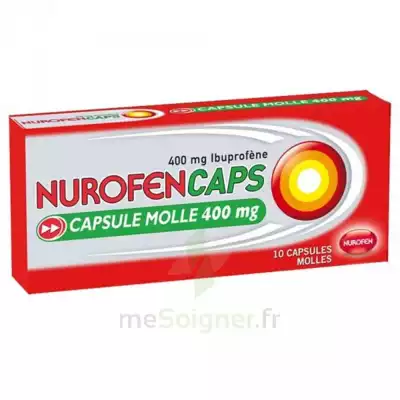 Nurofencaps 400 Mg Caps Molle Plq/10 à SAINT-SAENS