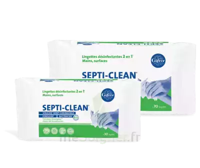 Septi-clean Lingette DÉsinfectante Paquet/70 à SAINT-SAENS