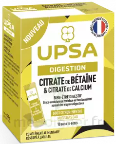 Upsa Citrate De Bétaïne & Citrate De Calcium Poudre 10 Sachets à SAINT-SAENS