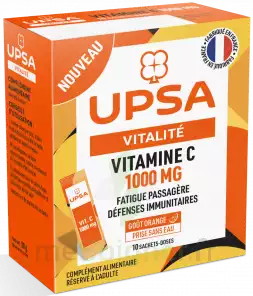Upsa Vitamine C 1000 Poudre 10 Sachets à SAINT-SAENS